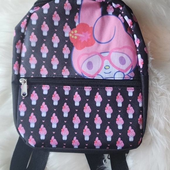 Sanrio My Melody Small summer time pink and black backpack - Picture 1 of 2